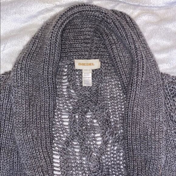 Diesel Great Oversized Button Cardigan Sweater | Sz S - Picture 7 of 10